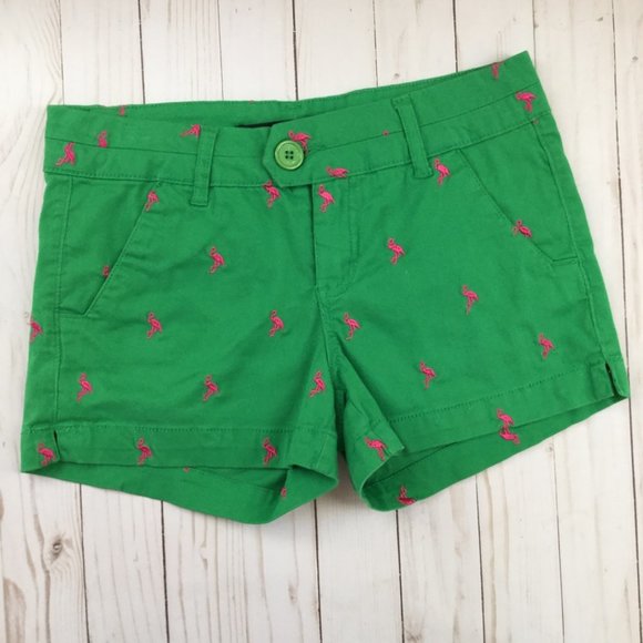 Flamingo Print Short Shorts Size 5 - Picture 2 of 5